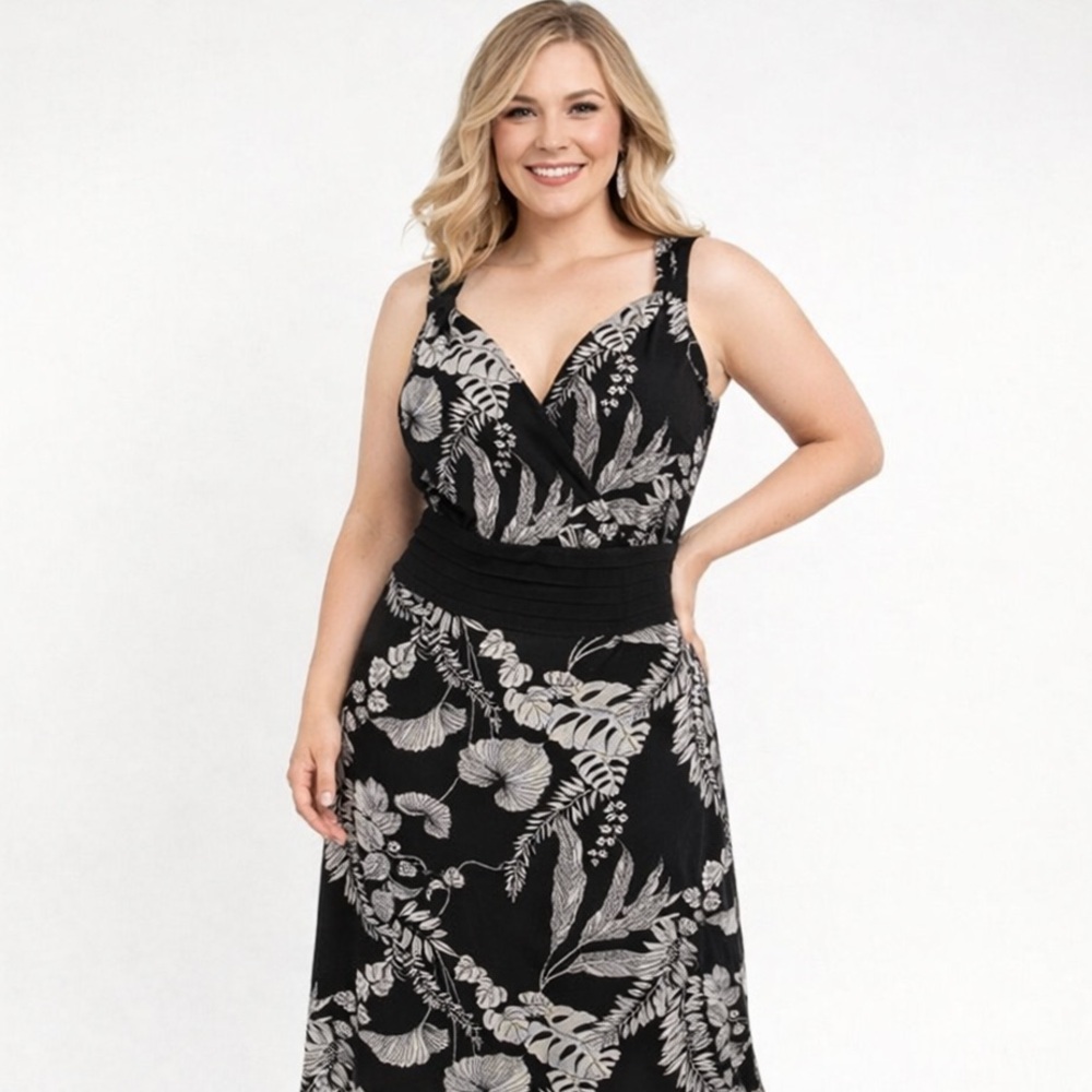 R&M Richards Floral Dress